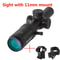 15x24 Tactical Rifle Scope With Red And Green Illuminated Reticle 6