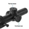 15x24 Tactical Rifle Scope With Red And Green Illuminated Reticle 4