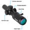 15x24 Tactical Rifle Scope With Red And Green Illuminated Reticle 5