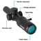 15x24 Tactical Rifle Scope With Red And Green Illuminated Reticle 5