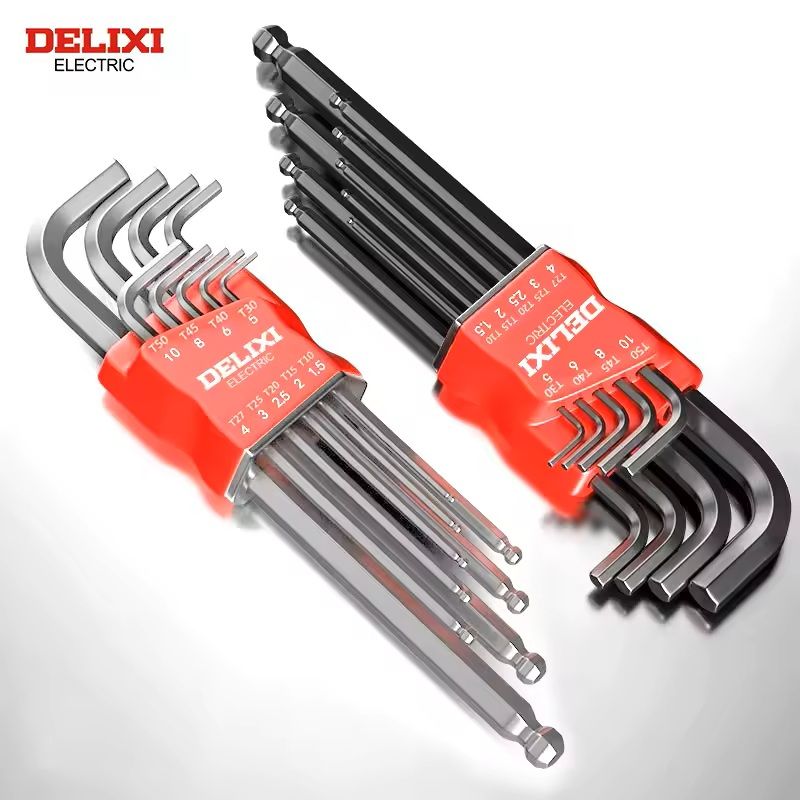Hex Key Wrench Set With Torque Sleeve For Motorcycles And Bicycles 0