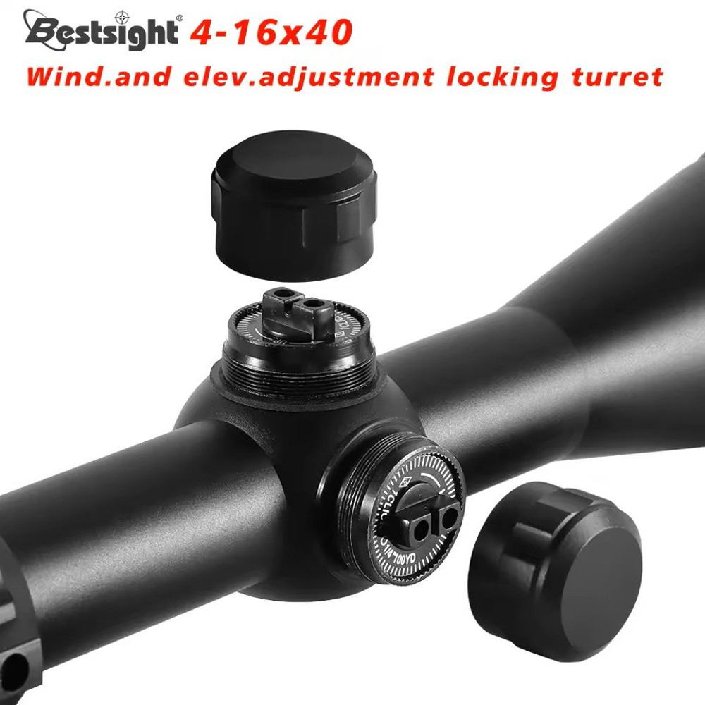 Long Range Rifle Scope With Red And Green Illumination 4
