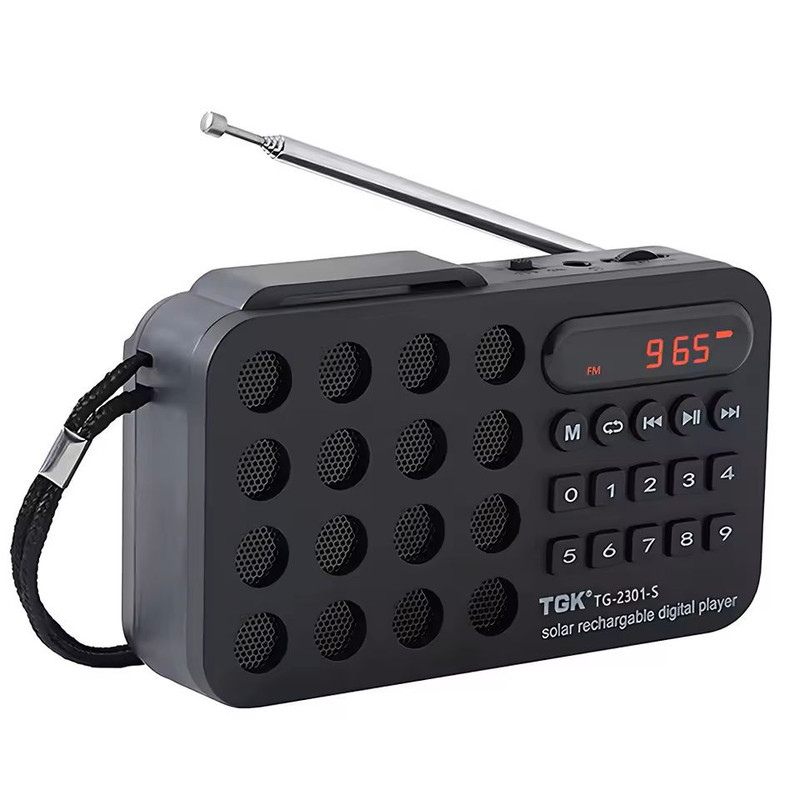 Portable Solar FM Radio With Bluetooth And USB Playback 7