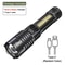 High Power Rechargeable LED Flashlight With Side Light 2