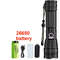 High Power Rechargeable LED Tactical Flashlight 8