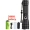 High Power Rechargeable LED Tactical Flashlight 8
