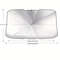 Foldable Car Windshield Umbrella Sunshade For UV And Heat Protection 6
