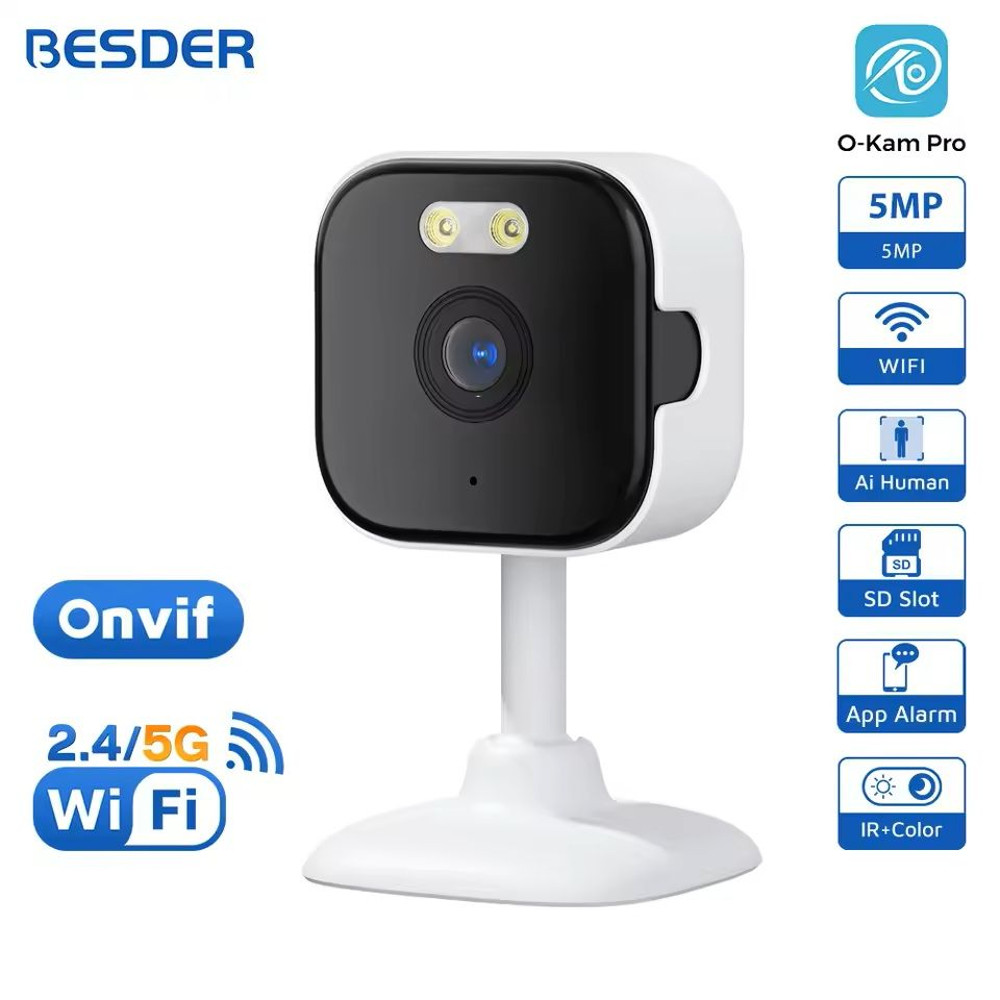 Mini WiFi Indoor Security Camera With Human Detection And TwoWay Audio 0
