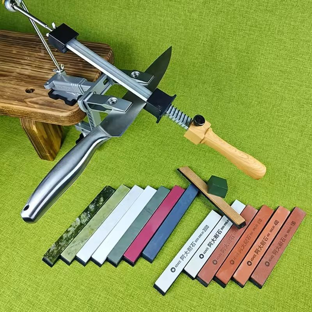 Professional Fixed Knife Sharpener System With Diamond Whetstones 1