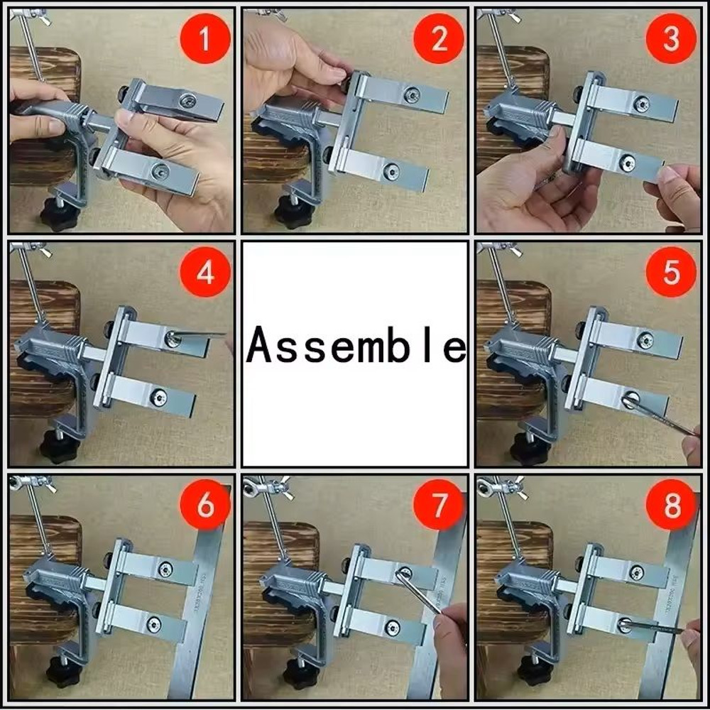 Professional Fixed Knife Sharpener System With Diamond Whetstones 2