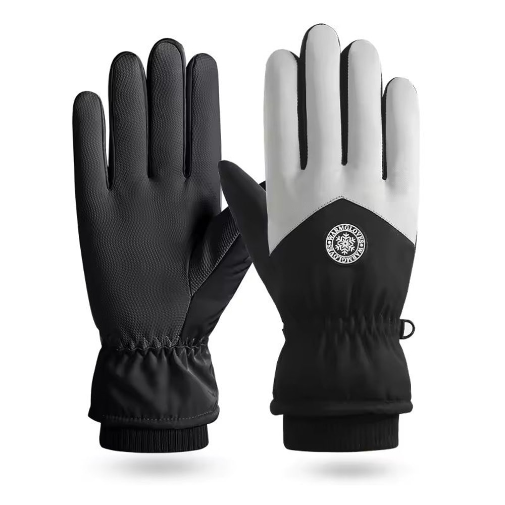 Waterproof Thermal Ski Gloves With Touch Screen Design 8