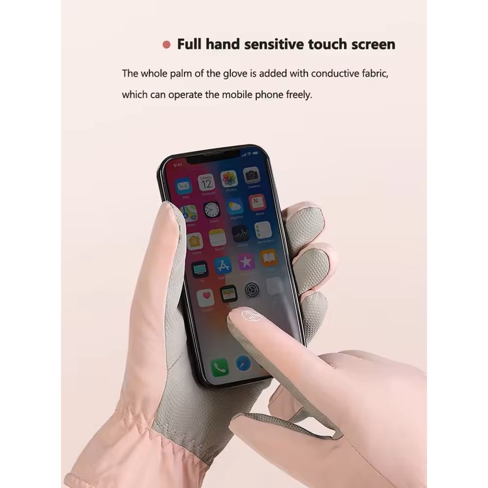 Waterproof Thermal Ski Gloves With Touch Screen Design 5