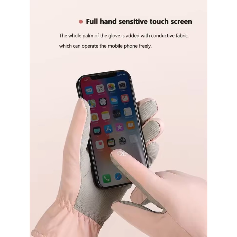 Waterproof Thermal Ski Gloves With Touch Screen Design 5