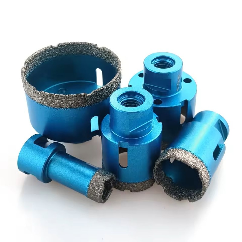 5Piece Dry Drill Bit Set For Porcelain Tile And Granite With M14 Thread 4