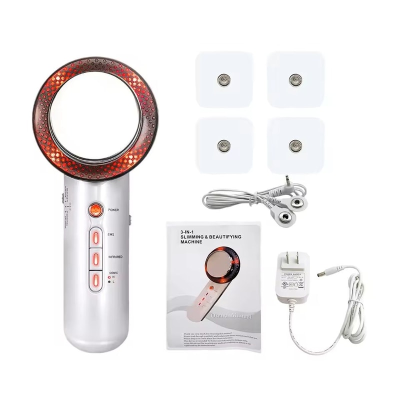 3in1 Ultrasonic Cavitation Body Slimming Massager With EMS And Infrared 7