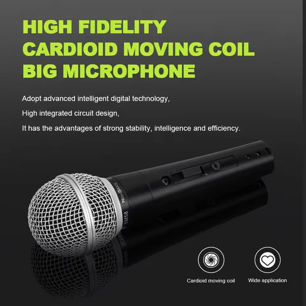 Professional Cardioid Dynamic Microphone For Vocals And Recording 0