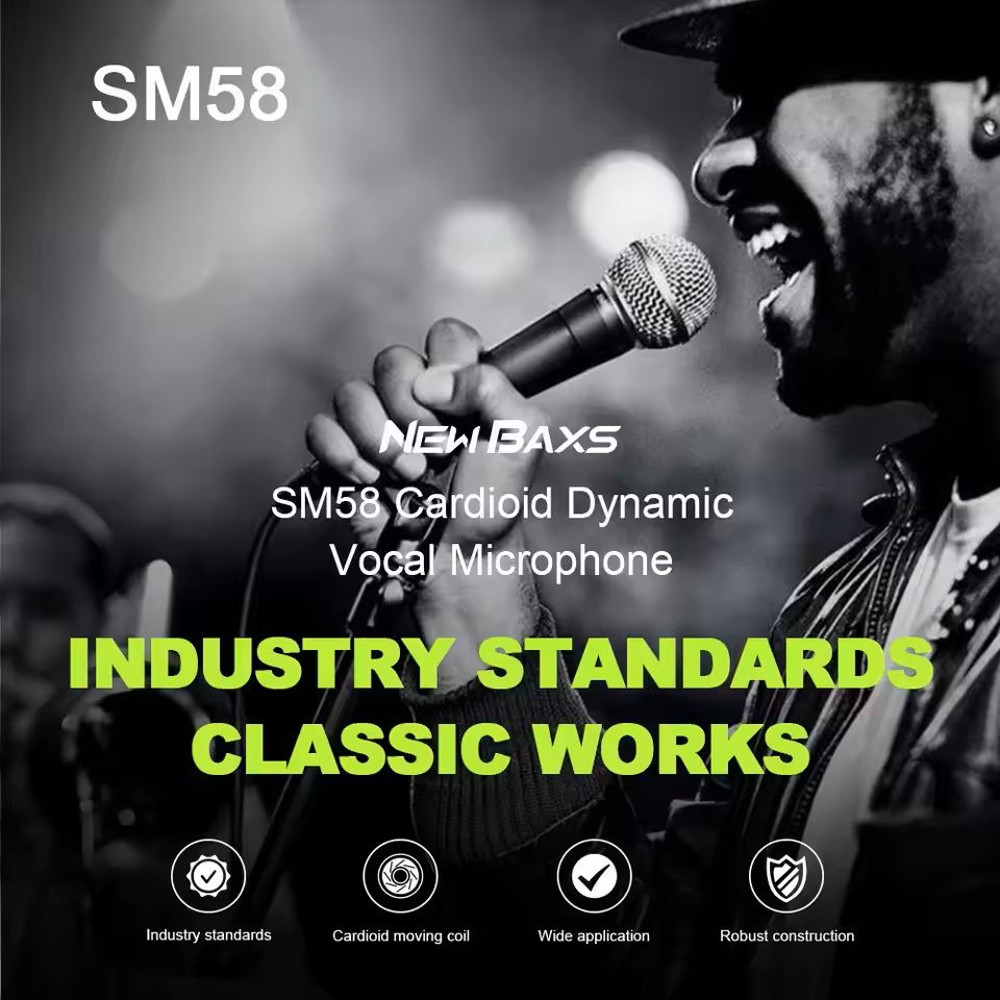 Professional Cardioid Dynamic Microphone For Vocals And Recording 2