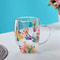 Double Wall Glass Coffee Mug With Handle 0
