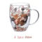 Double Wall Glass Coffee Mug With Handle 7