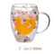 Double Wall Glass Coffee Mug With Handle 9