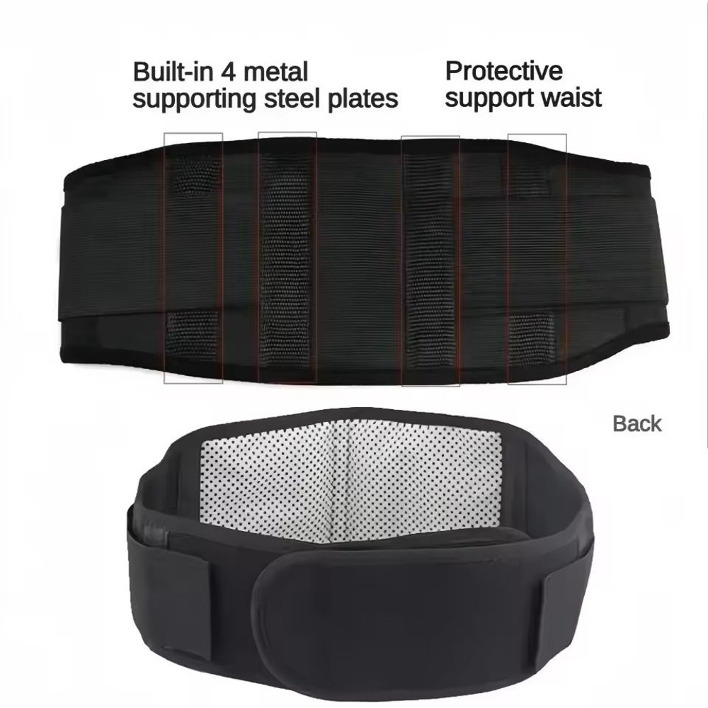 Adjustable SelfHeating Magnetic Therapy Waist Support Belt 2