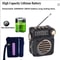 Portable Bluetooth Radio With FM AM SW And LED Flashlight 2
