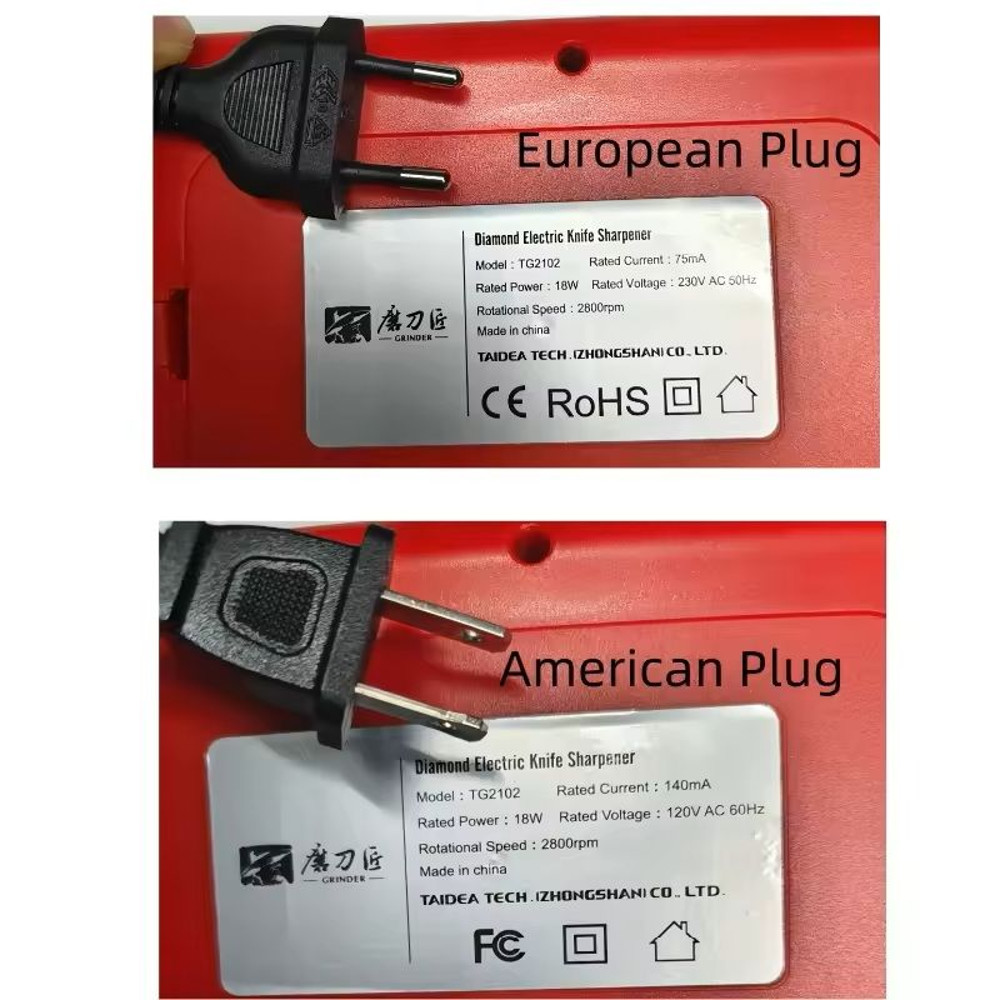 4Stage Diamond Electric Knife Sharpener With Adjustable Settings 2