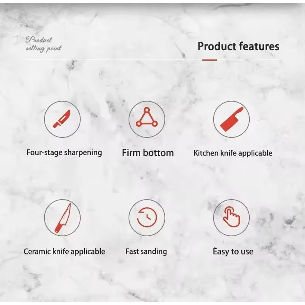 4Stage Diamond Electric Knife Sharpener With Adjustable Settings 4