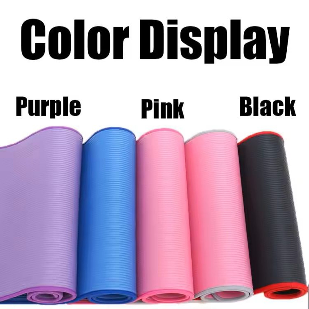 Extra Thick NonSlip Yoga Mat With Carrying Strap 3