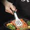 NonSlip Stainless Steel Food Tongs For Cooking And Grilling 2