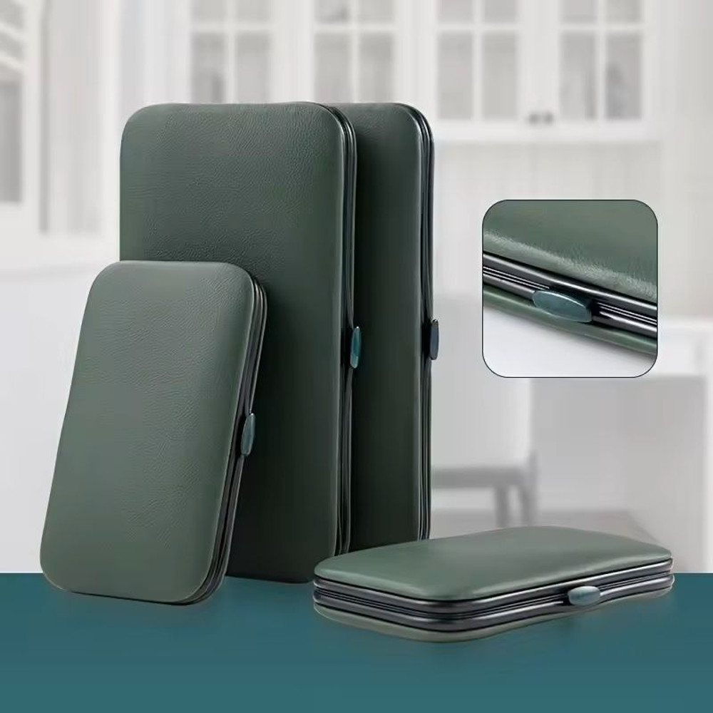 Stainless Steel Manicure And Pedicure Kit With Travel Case 1