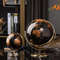 Creative Metal Rotating Globe For Desk And Classroom Decor 0