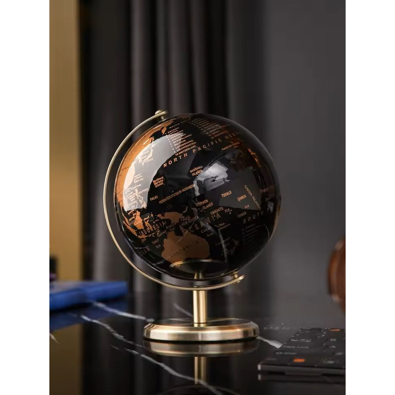 Creative Metal Rotating Globe For Desk And Classroom Decor 2