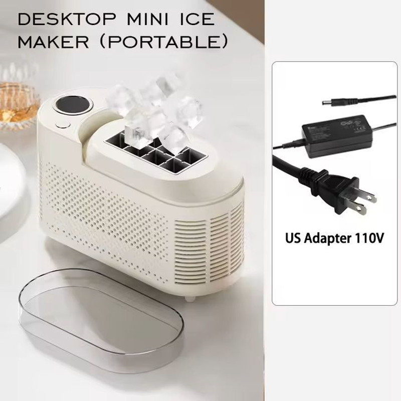 Portable Small Ice Maker For Home Office And Car Use 9
