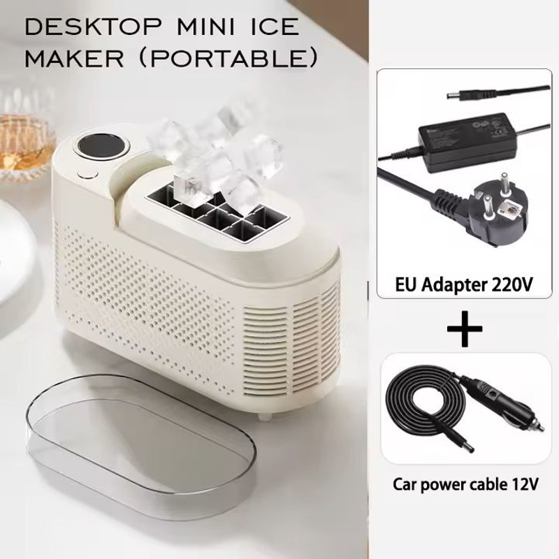 Portable Small Ice Maker For Home Office And Car Use 11