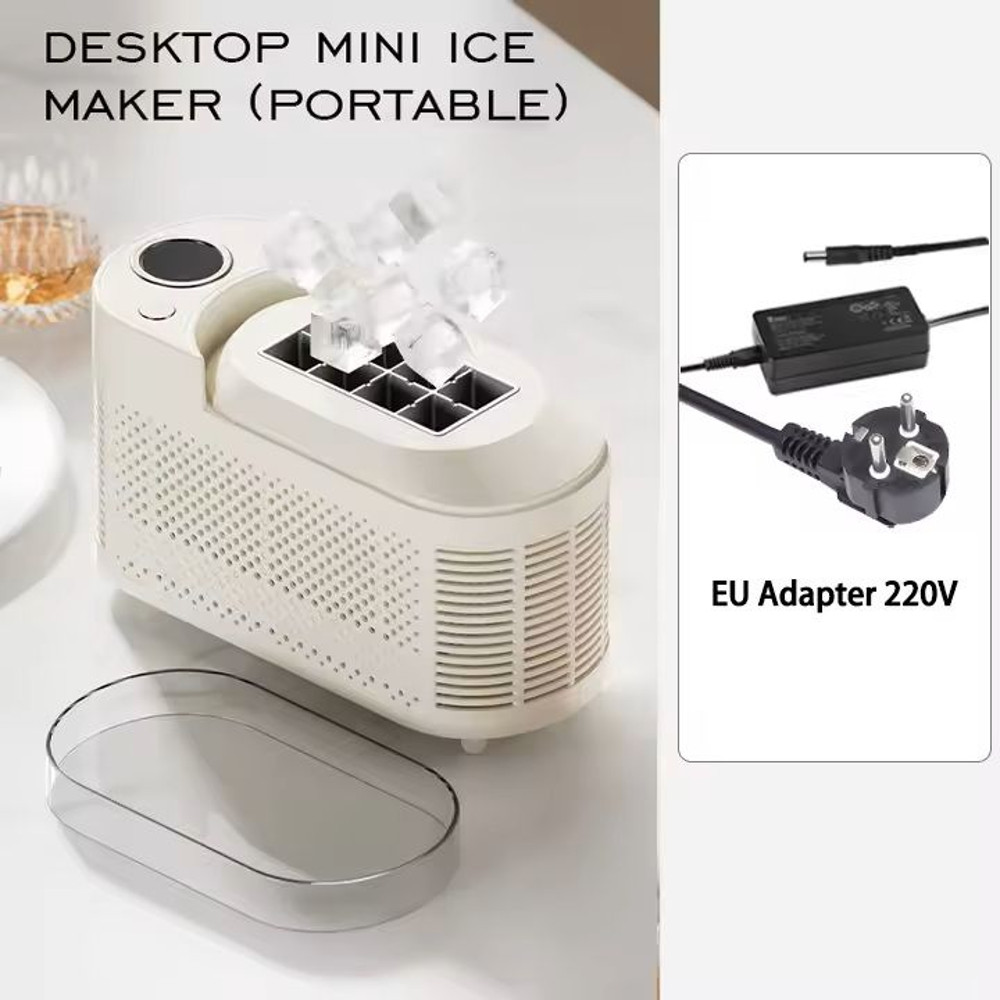 Portable Small Ice Maker For Home Office And Car Use 7