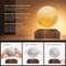 Levitating Magnetic Moon Lamp With 3 Color Modes And Wooden Base 4