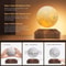 Levitating Magnetic Moon Lamp With 3 Color Modes And Wooden Base 4