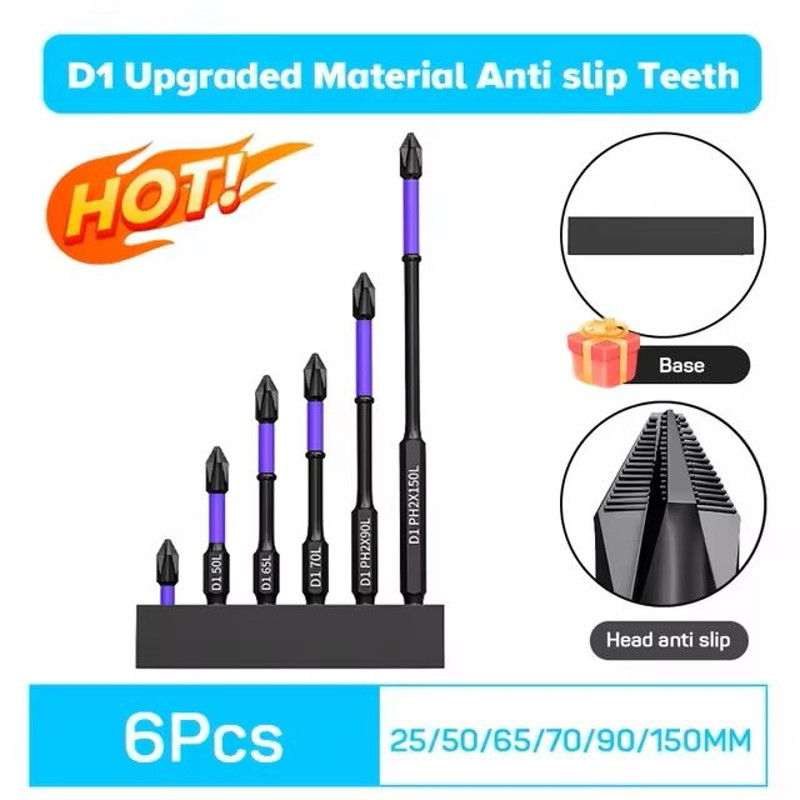 Magnetic Screwdriver Bits Set For Power Tools 7