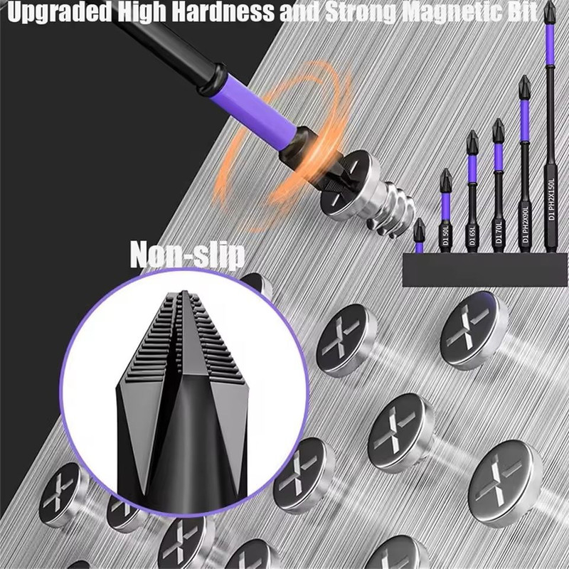 Magnetic Screwdriver Bits Set For Power Tools 2