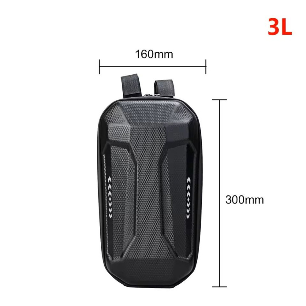 Electric Scooter Front Storage Bag With Hard Shell 25L Capacity 10