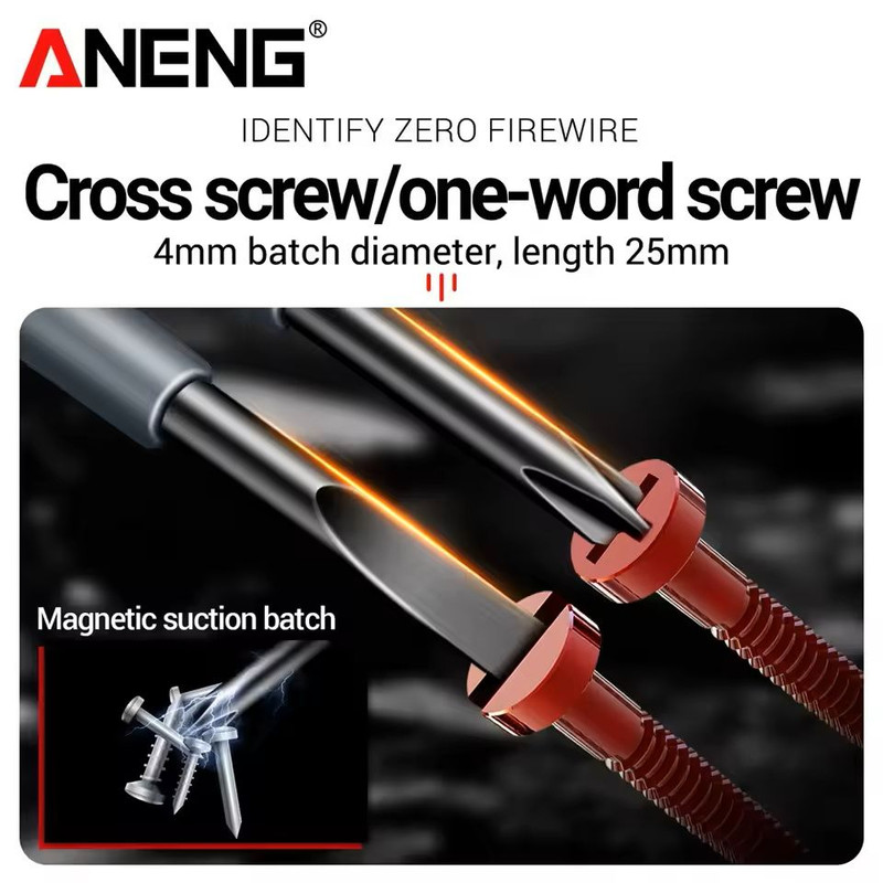 Neon Voltage Tester Screwdriver Pen With Indicator Light 1