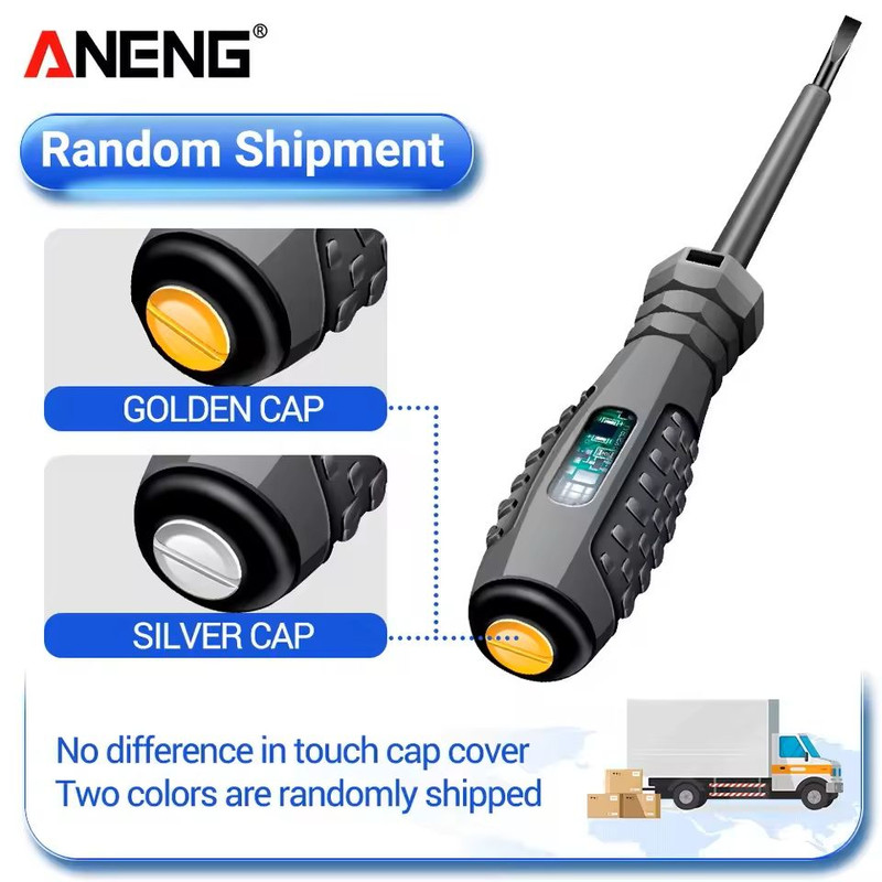 Neon Voltage Tester Screwdriver Pen With Indicator Light 4