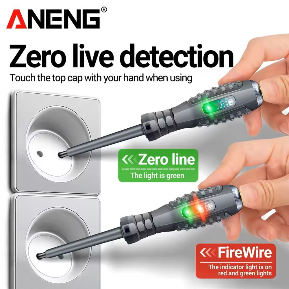 Neon Voltage Tester Screwdriver Pen With Indicator Light 5
