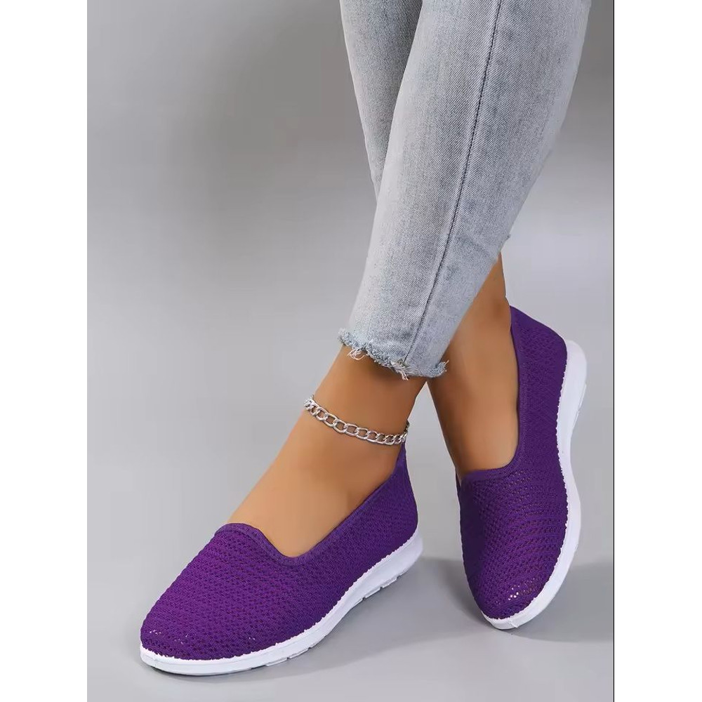 Womens Summer Mesh Flat Shoes With Breathable Design 10