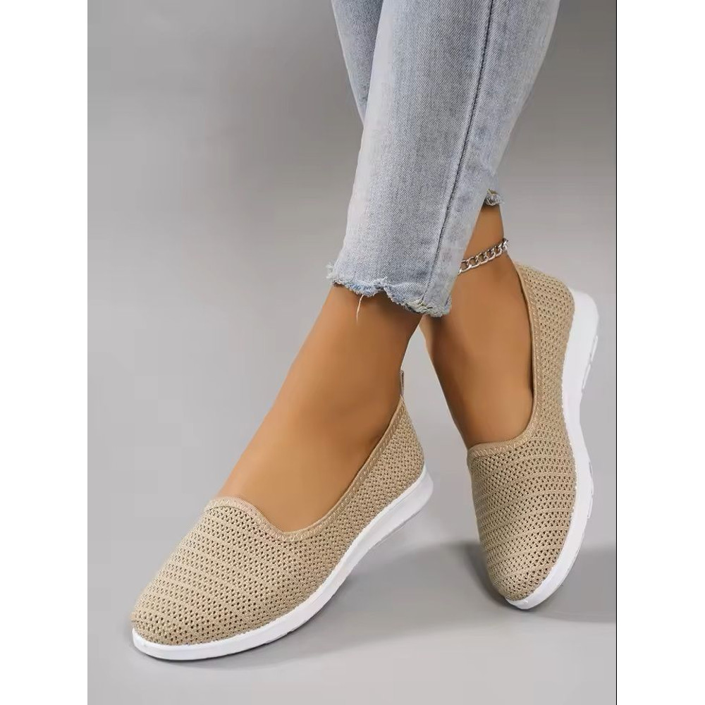 Womens Summer Mesh Flat Shoes With Breathable Design 3