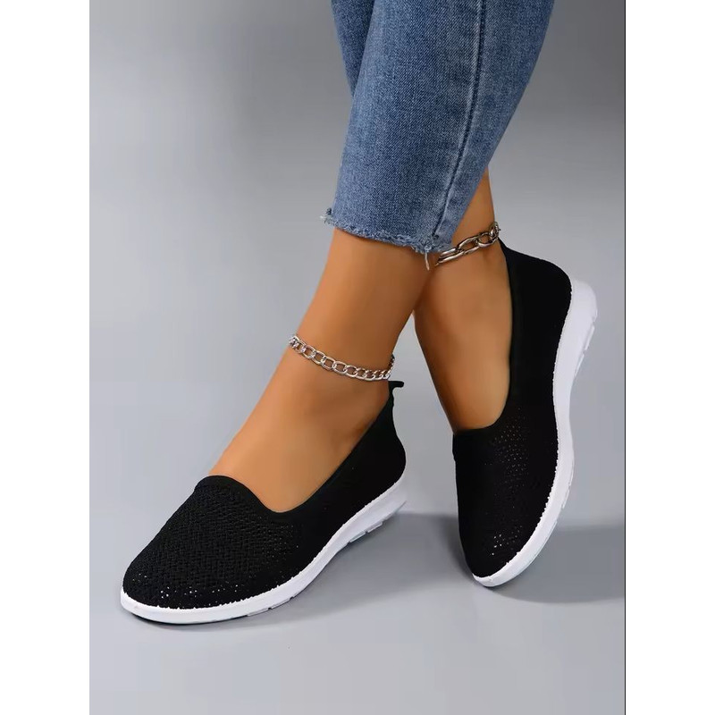 Womens Summer Mesh Flat Shoes With Breathable Design 7
