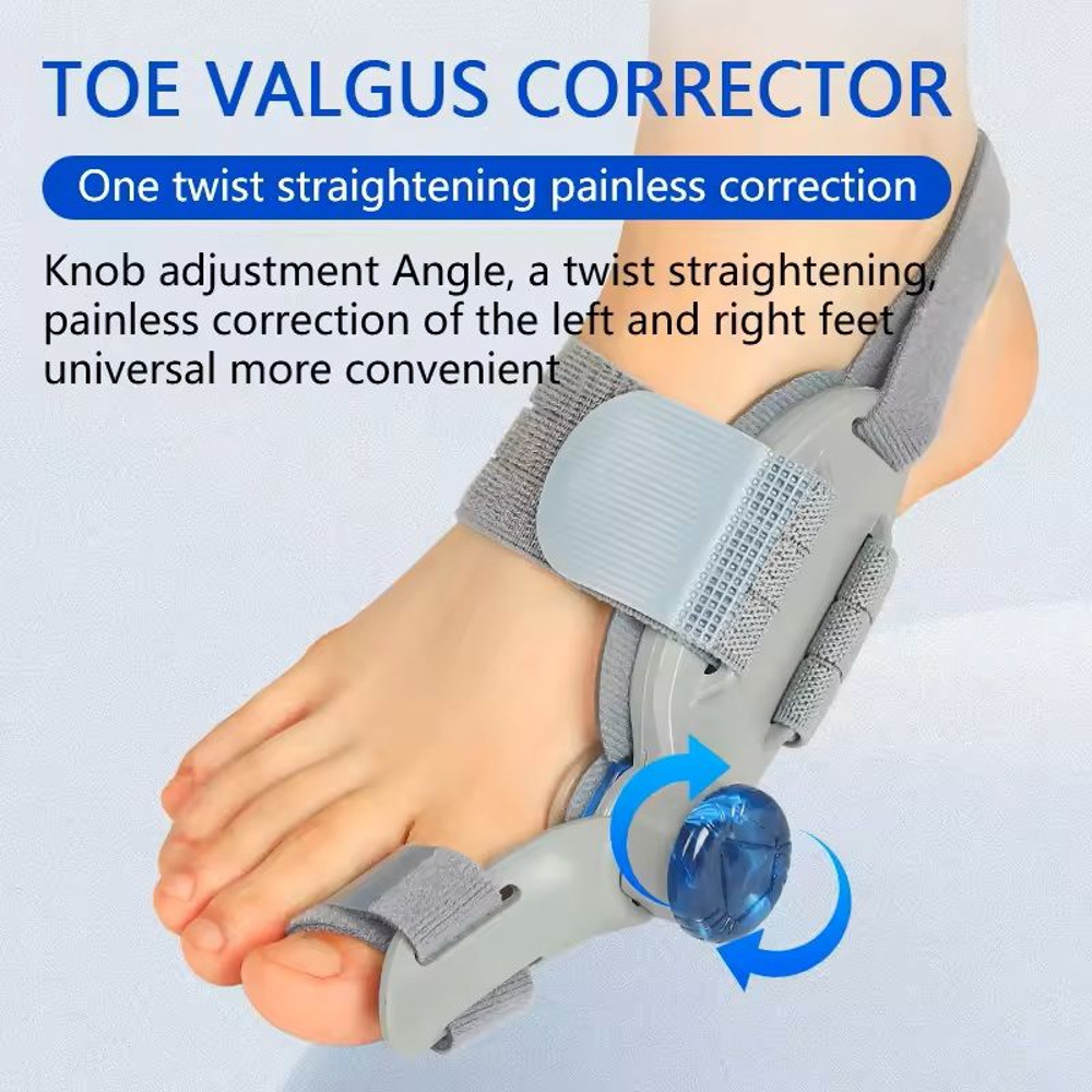 Adjustable Bunion Corrector With Rotating Toe Separator 1