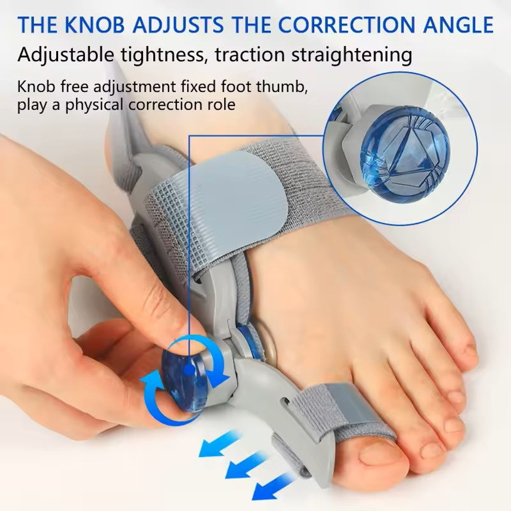 Adjustable Bunion Corrector With Rotating Toe Separator 3