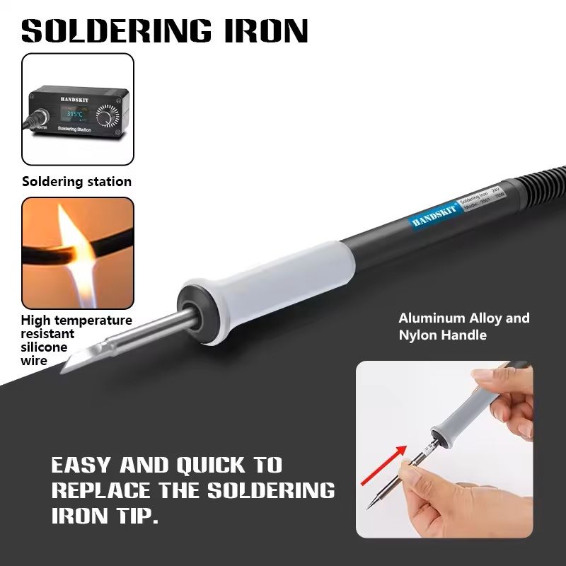 LCD Digital Temperature Adjustable Soldering Station For Electronics Repair 1